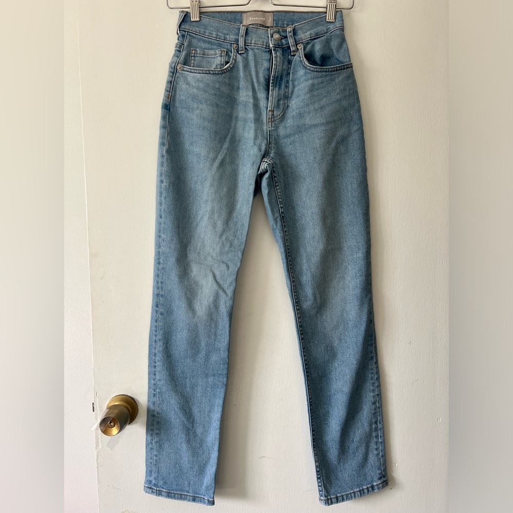Everlane high waisted jeans 
Size: 25